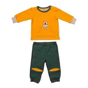 Andywawa Teddy Graphic Pocket Outfit, Yellow
